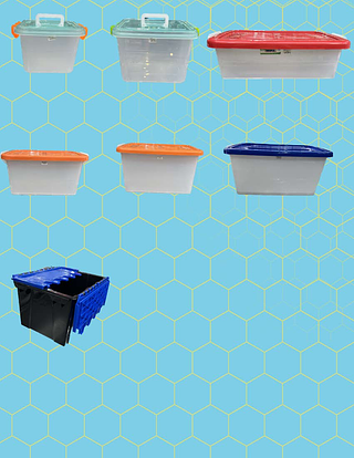 CAJA MULTIUSO CON TAPA 65L