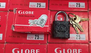 CANDADO 25MM NEGRO DOBLE BTOX600PZ