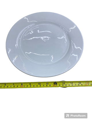 PLATO PORCELANA 10.5PG LLANO BT36PZ