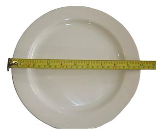 PLATO MELAMINA 10PG LLANO REDONDO BT120PZ