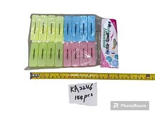 PINZA ROPA PLASTICO PT16PZ BT144PT