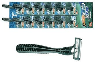 AFEITADORA MAX 3 SENCILLA VERDE